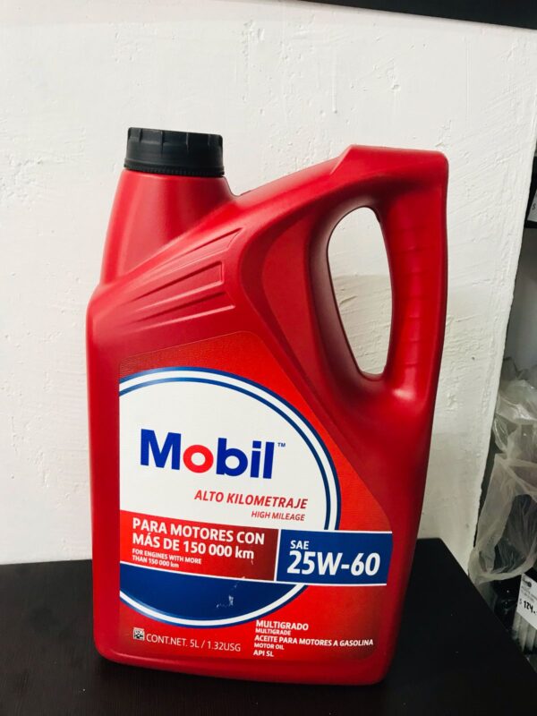 ACEITE MOBIL ALTO KM 25W60 5L
