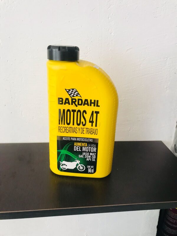 CAJA ACEITE BARDAHL MOTOS 4T 20W50 950ML 12 PZS