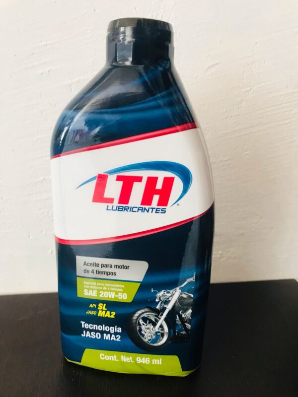 CAJA ACEITE LTH MOTO 20W50 4T JASO MA2 1LT  12 PZS